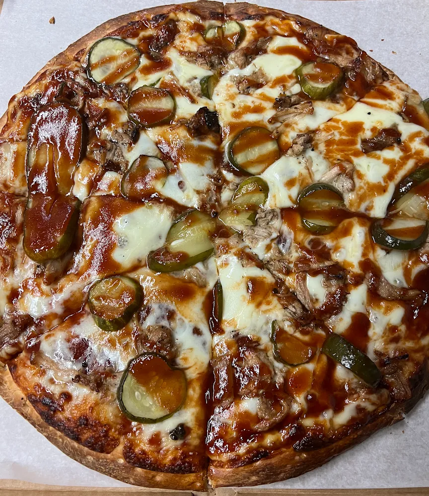 BBQ Pulled Pork Pizza